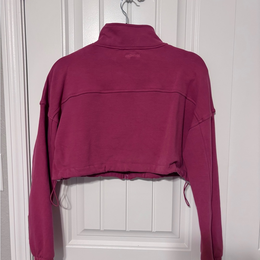 Women's Cropped Jacket - Raspberry - Picture 4 of 4
